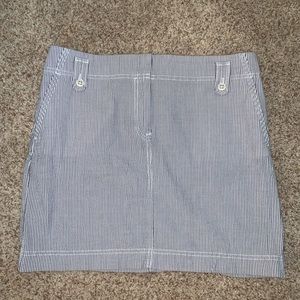 ann taylor loft seersucker skirt